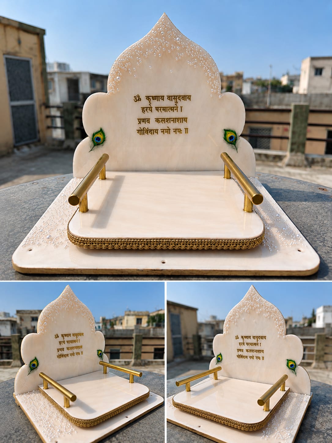 Royal Krishna Ji Resin Sinhasan